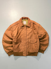 Bomber leather jacket(M/L)