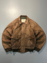 Bomber leather jacket(M/L)