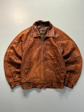 Bomber leather jacket(M/L)