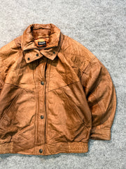 Bomber leather jacket(M/L)