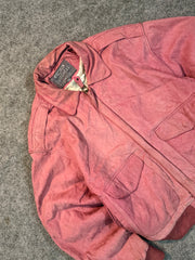 Bomber leather jacket(S/M/L)