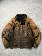 Bomber leather jacket(L/XL)