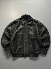 Bomber leather jacket(L/XL)