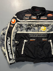 Biker Leather jacket(L/XL)