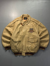 Avirex bomber leather jacket(2XL-3XL)