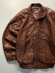 Bomber leather jacket(XL/2XL)