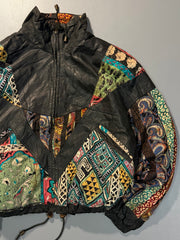 Bomber leather jacket(XS/S/M)