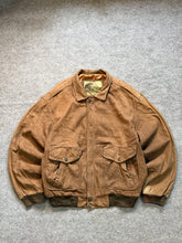 Bomber leather jacket(L/XL)