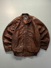 Bomber leather jacket(XL/2XL)