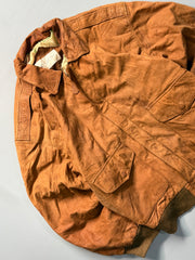 Bomber leather jacket(S/M)