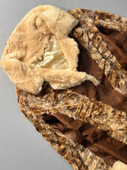 Fur-Leather coat (S/M/L)