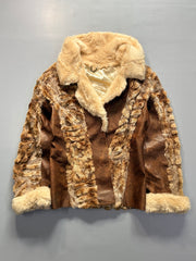 Fur-Leather coat (S/M/L)