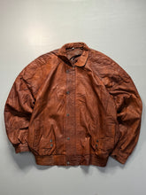 Bomber leather jacket(XL/2XL)