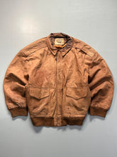 Bomber leather jacket(L/XL)