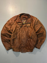 Bomber leather jacket(L/XL)