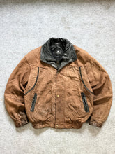 Bomber leather jacket(L/XL)