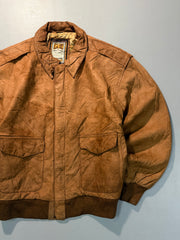Bomber leather jacket(S/M)