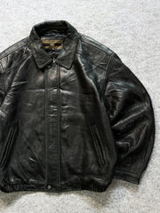 Bomber leather jacket(L/XL)