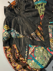 Bomber leather jacket(XS/S/M)