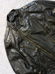 Biker leather jacket(M/L)