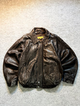 Bomber leather jacket(M/L)