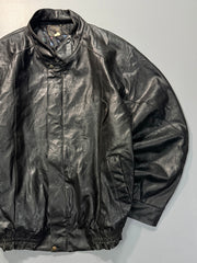 Bomber leather jacket(L/XL)