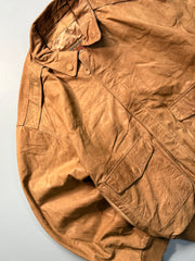 Bomber leather jacket(XL/2XL)