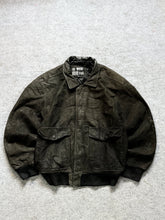 BOMBER LEATHER JACKET (M/L)