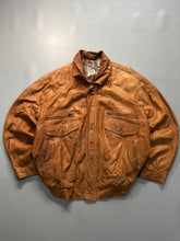 Bomber leather jacket(XL/2XL)
