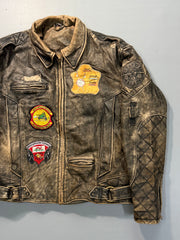 Guns n roses biker leather jacket(M/L)