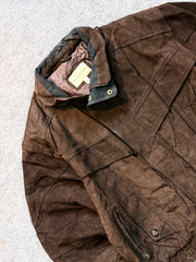 Bomber leather jacket(M/L)