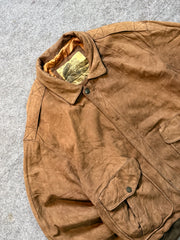 Bomber leather jacket(L/XL)