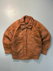 Bomber leather jacket(S/M)