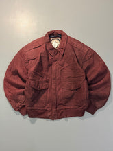 Bomber leather jacket(M/L)
