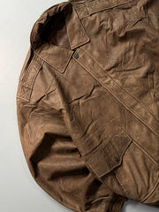 Bomber leather jacket(L/XL)