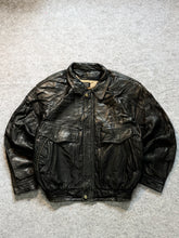 Bomber leather jacket(XL/2XL)