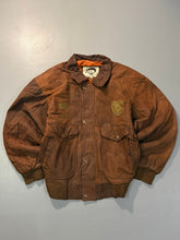 Bomber leather jacket(XS/S)