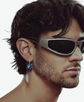 Black chunky earrings