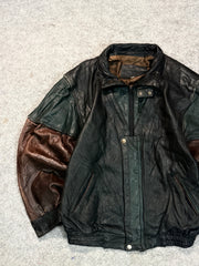 Bomber leather jacket(L/XL)