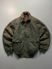 Bomber leather jacket(M/L)
