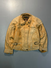 Bomber leather jacket(XS/S)