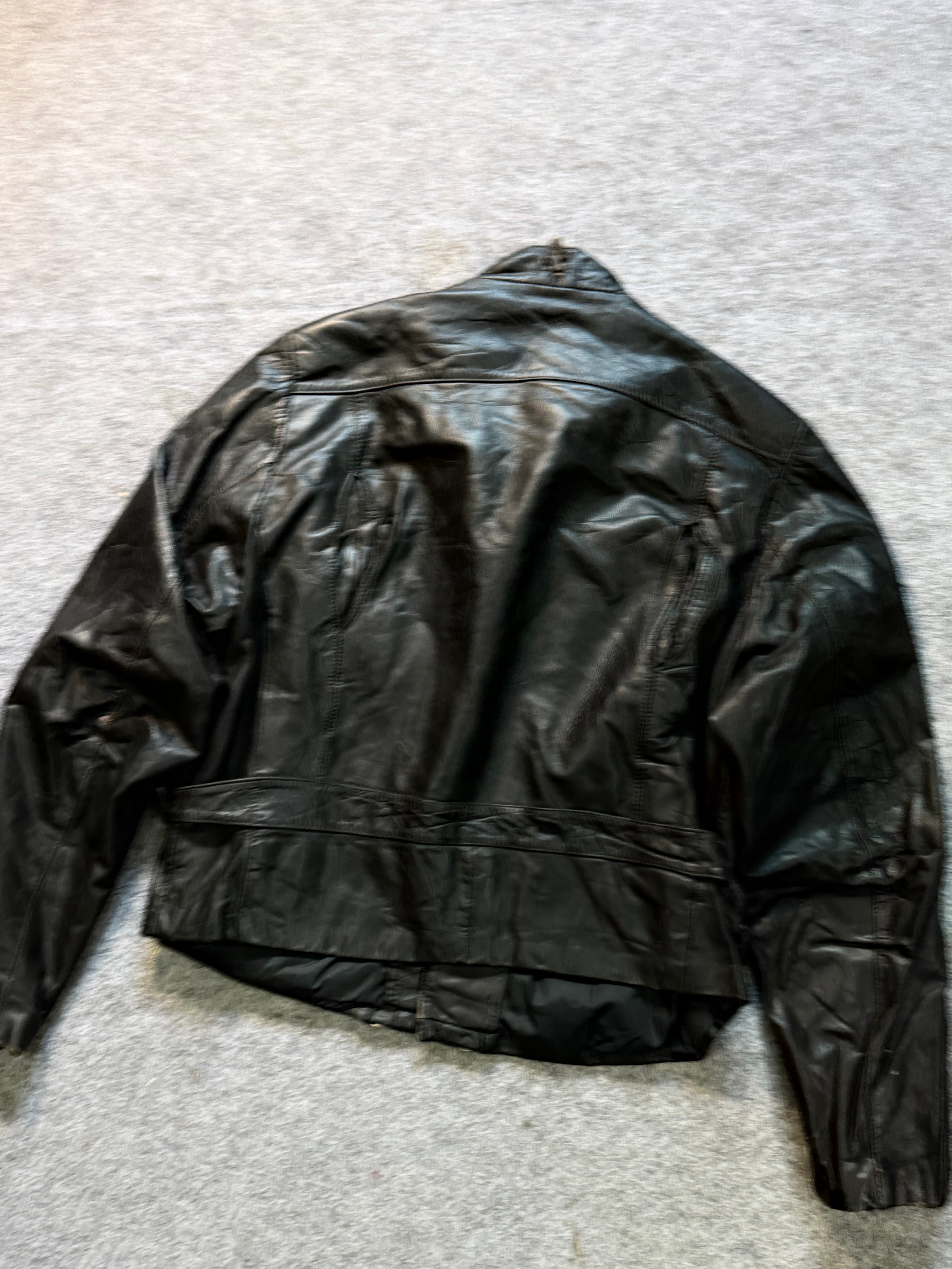 Biker leather jacket(M/L)