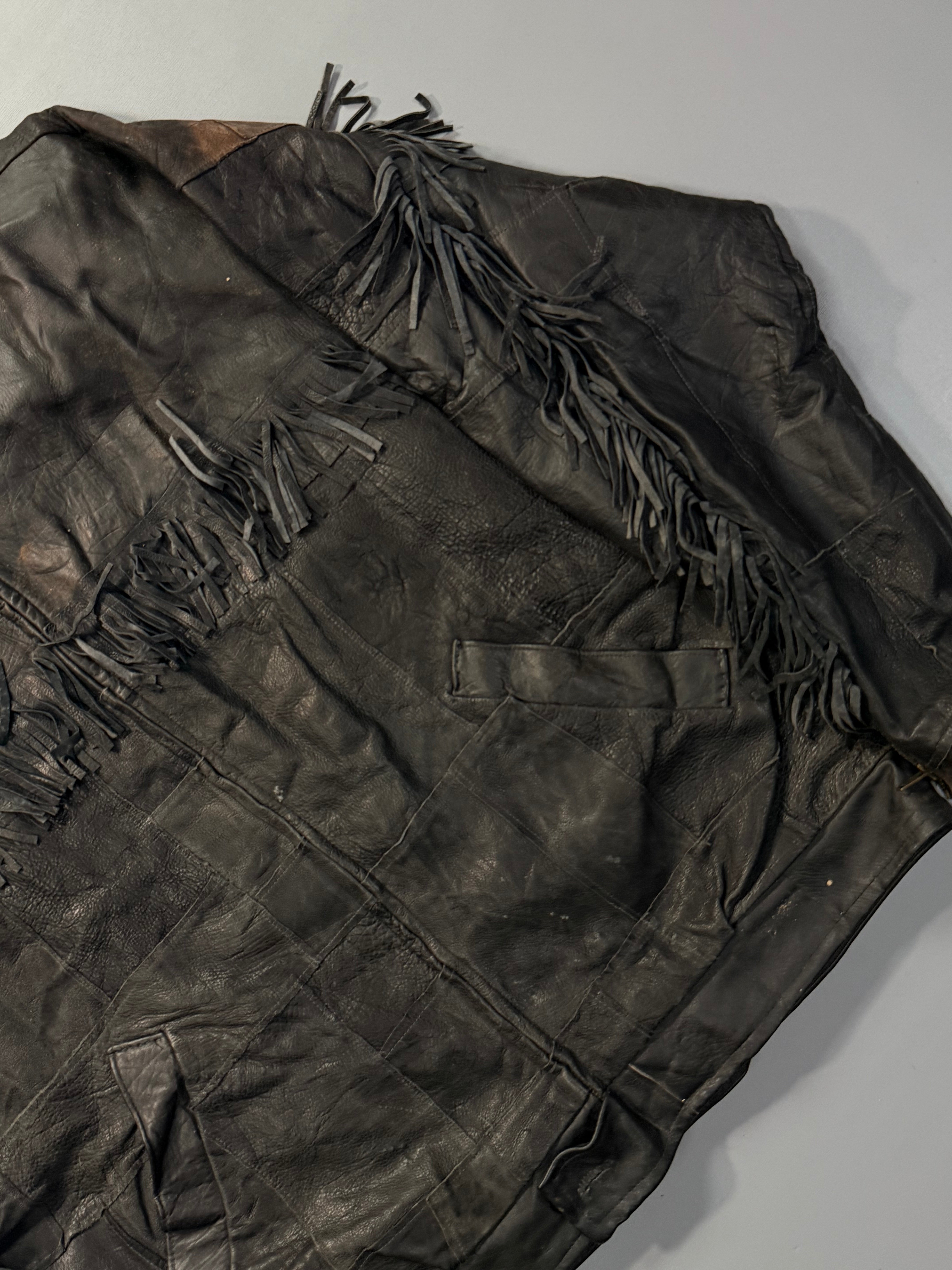 Leather jacket(M/L)