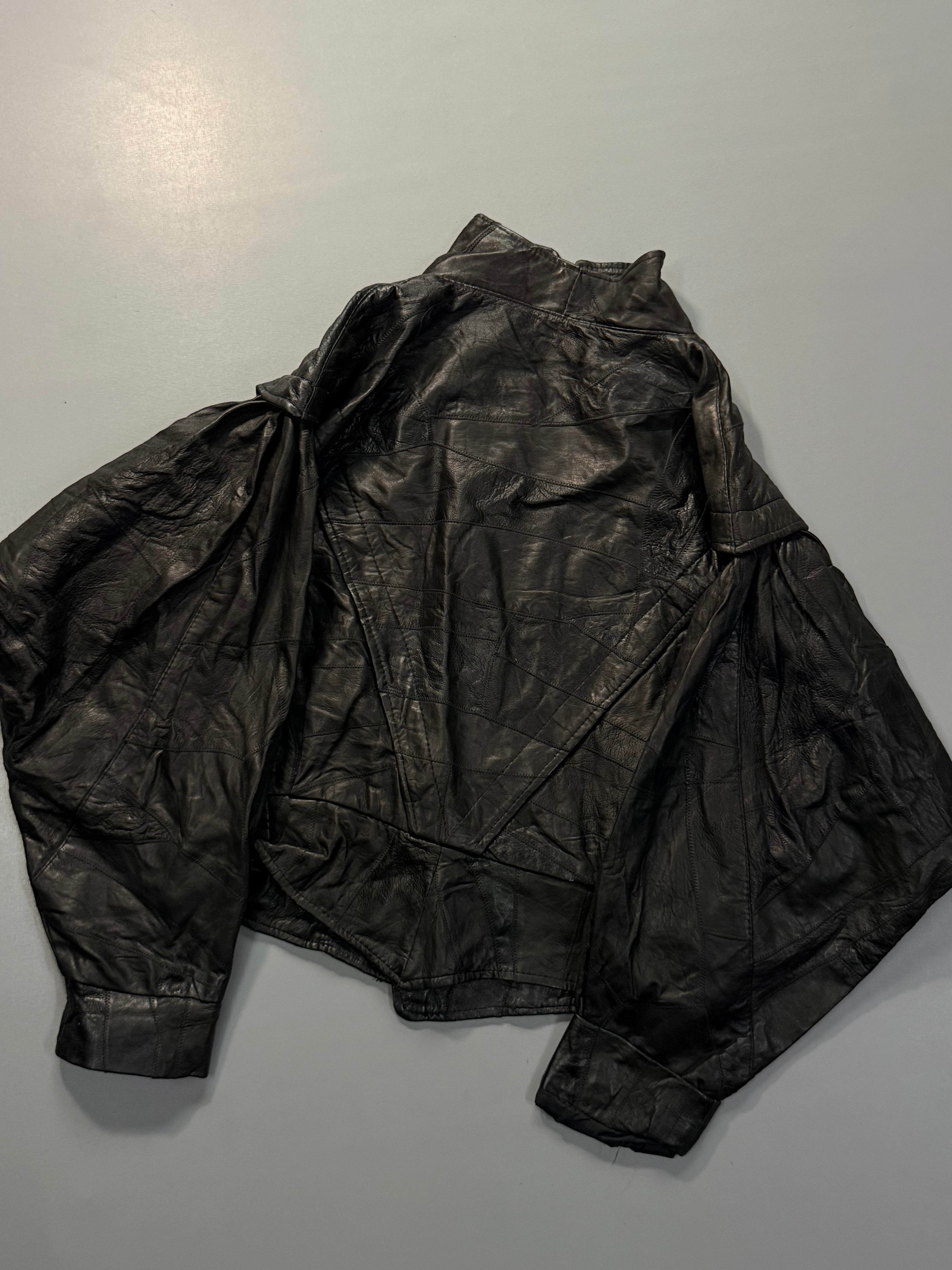 Bomber leather jacket(S/M)