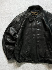 Bomber leather jacket(L/XL)