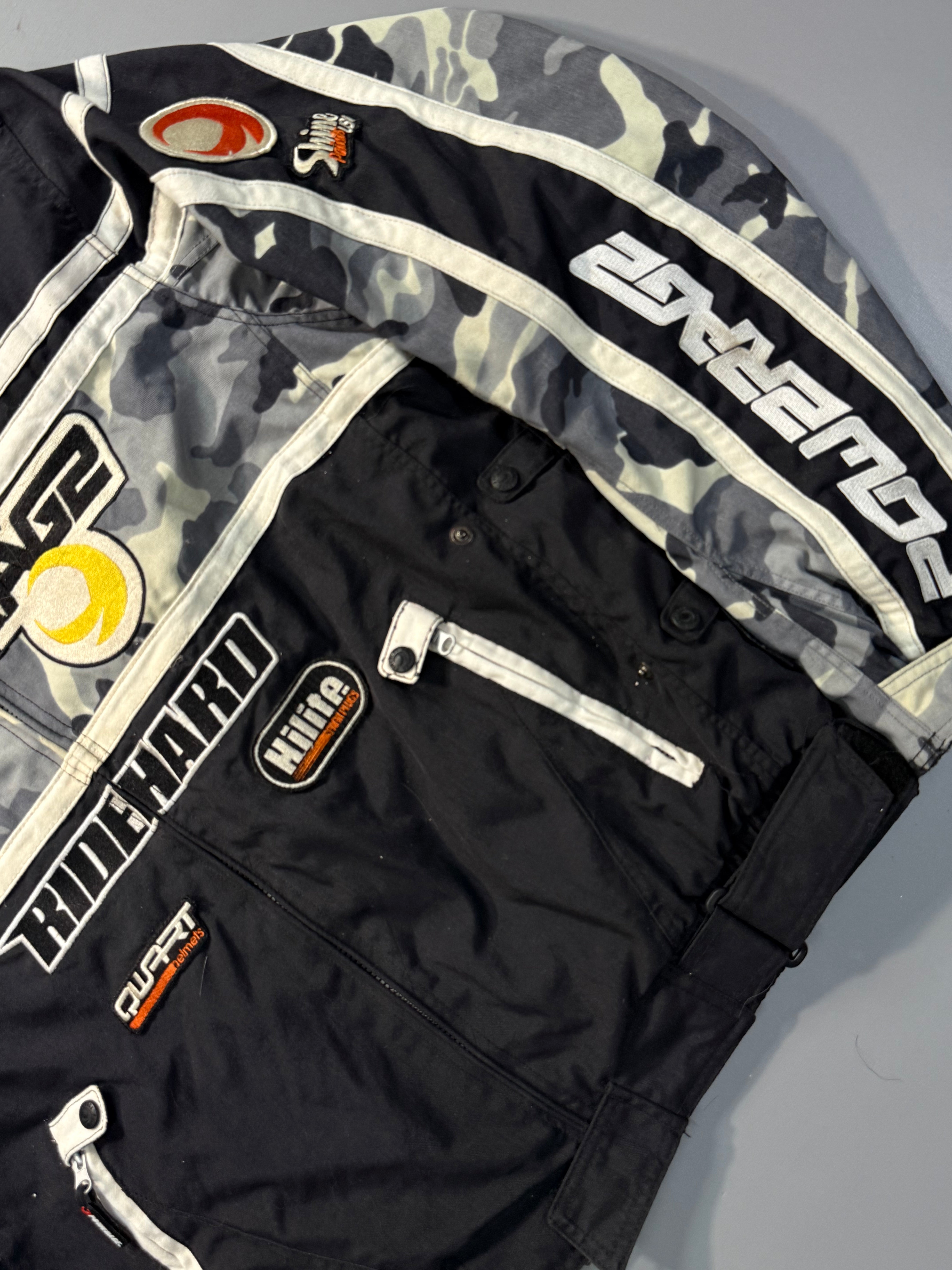 Biker Leather jacket(L/XL)