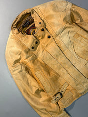 Bomber leather jacket(XS/S)