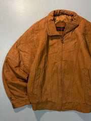 Bomber leather jacket(M/L)