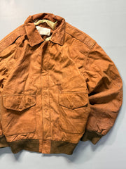 Bomber leather jacket(S/M)