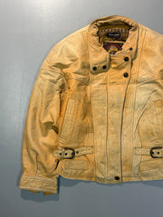 Bomber leather jacket(XS/S)